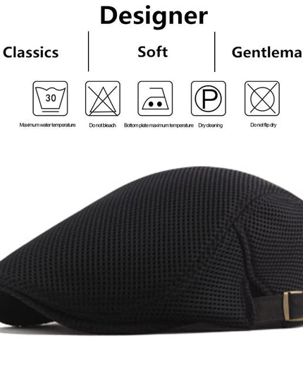 Breathable Summer Mesh Newsboy Cap Hats
