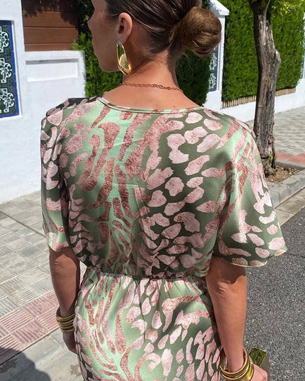 Summer | Twisted V-Neck Maxi Dress Dresses