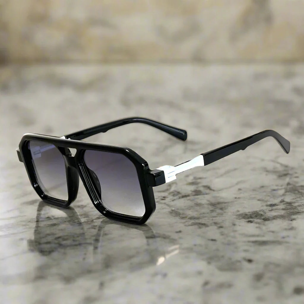Chicago Sunglasses – Bold & Lightweight UV400 Unisex Eyewear Grey Sunglasses