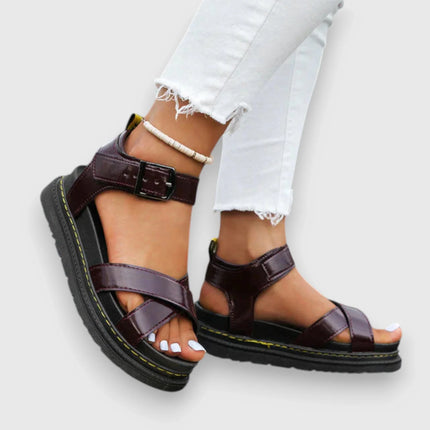 Nina™ – Sporty Sandals Brown Sandals