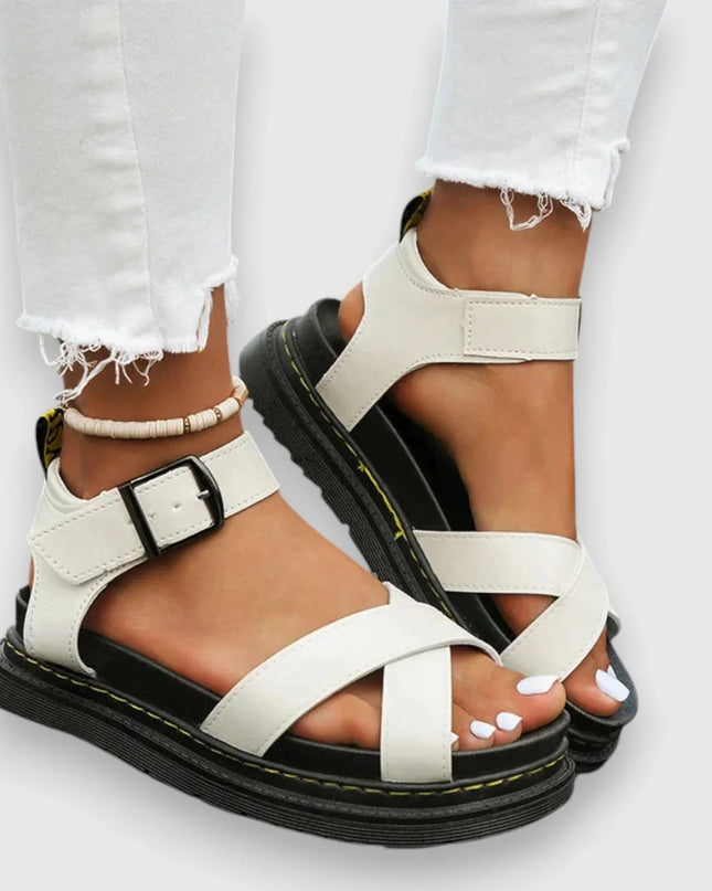 Nina™ – Sporty Sandals White Sandals
