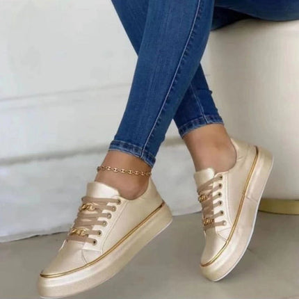 Alev | Orthopedic Sneakers Gold Tuscany Shoes