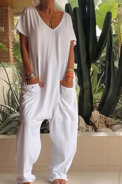 Velmora | Effortless Chic Jumpsuit Snow White