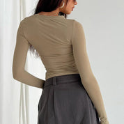 Lyra | Sleek Slim-Fit Casual Tee Shirts & Tops