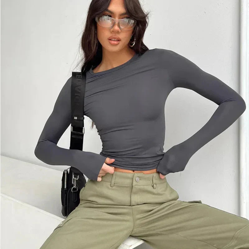Lyra | Sleek Slim-Fit Casual Tee Shirts & Tops