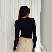 Lyra | Sleek Slim-Fit Casual Tee Shirts & Tops