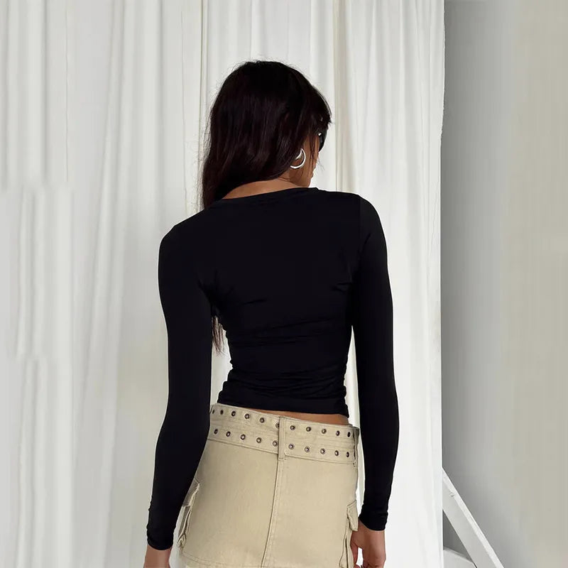 Lyra | Sleek Slim-Fit Casual Tee Shirts & Tops