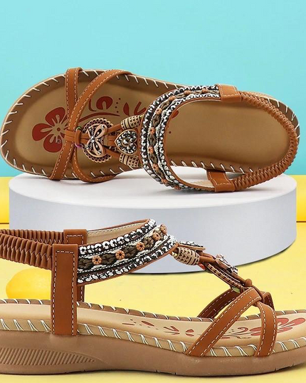 Lily™ Orthopedic Comfort+ Sandals Mahogany Brown Sandals