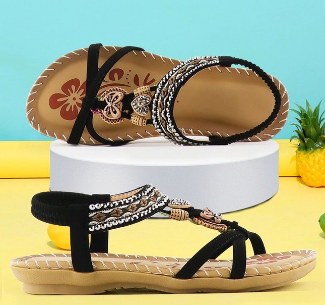 Lily™ Orthopedic Comfort+ Sandals Black Ebony Sandals