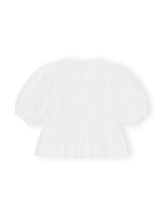 Skylar | Puff Sleeve Blouse White Shirts & Tops