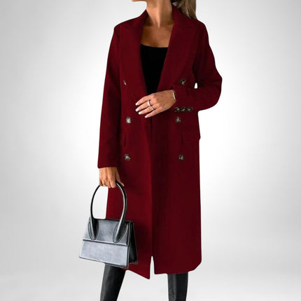 Sofia Women's Flattering Everyday Coat Red Coats & Jackets