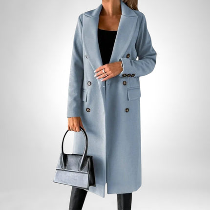 Sofia Women's Flattering Everyday Coat Blue Coats & Jackets