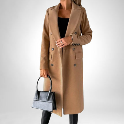 Sofia Women's Flattering Everyday Coat Brown Coats & Jackets