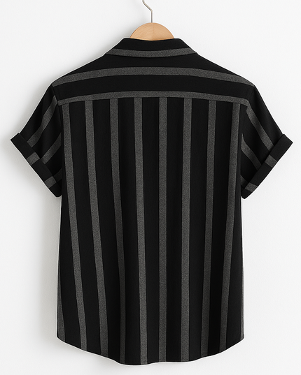 Castello Striped Linen Shirt Men Shirts