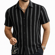 Castello Striped Linen Shirt Men Shirts