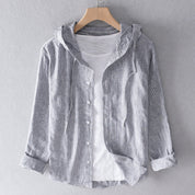 Elowen | Breathable linen shirt Grey Shirt