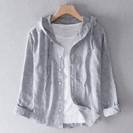 Elowen | Breathable linen shirt Grey Shirt