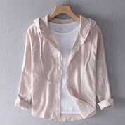 Elowen | Breathable linen shirt Beige Shirt