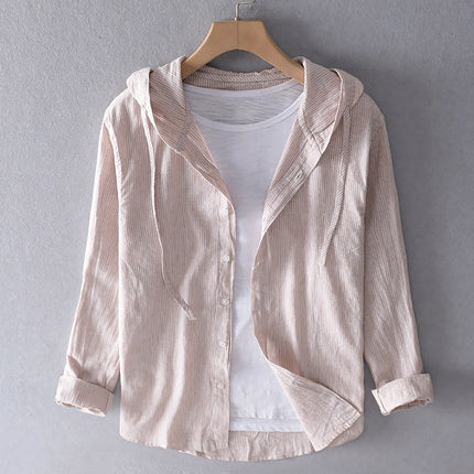 Elowen | Breathable linen shirt Beige Shirt