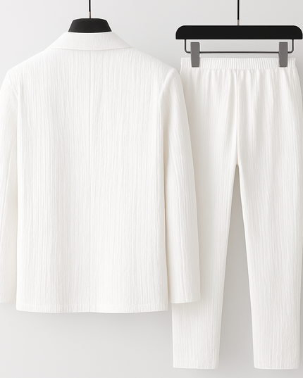 Alvari Linen Blazer Set Men Set