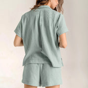 Airy Linen Loungewear Women Pants