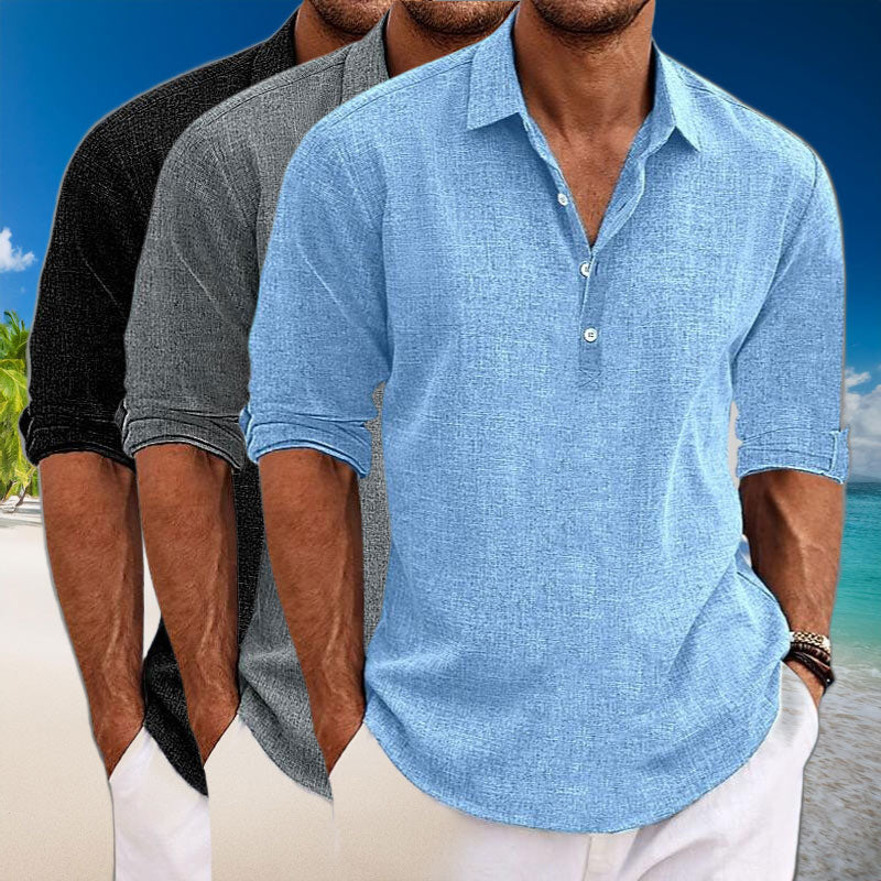 Tyler | Casual Linen Long Sleeve Shirt Men's shirts