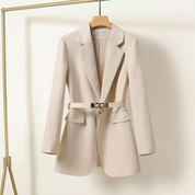 Sophia Tailored Women's Blazer Beige Blazer