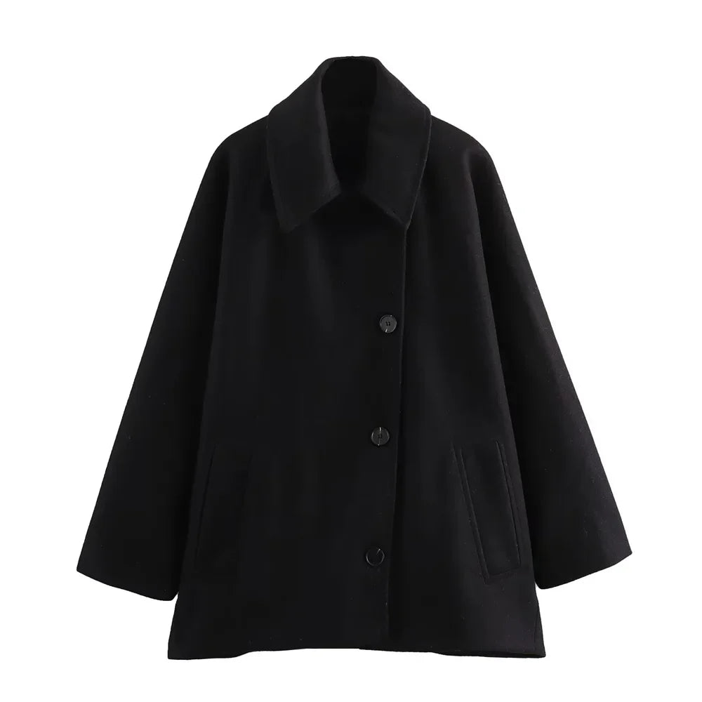City Chic Cropped Coat Coat