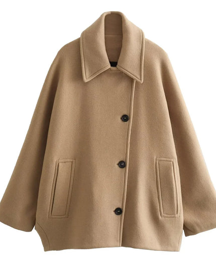 City Chic Cropped Coat Coat