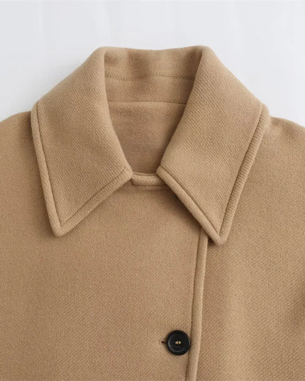 City Chic Cropped Coat Coat