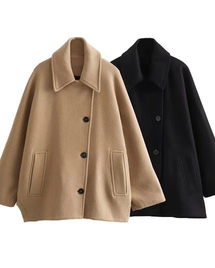 City Chic Cropped Coat Coat