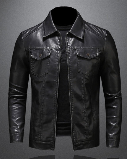 Giani | Leather Jacket Men Jacket
