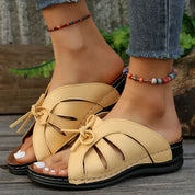 Isla™ - Handmade Comfortable Wedge Sandals Yellow