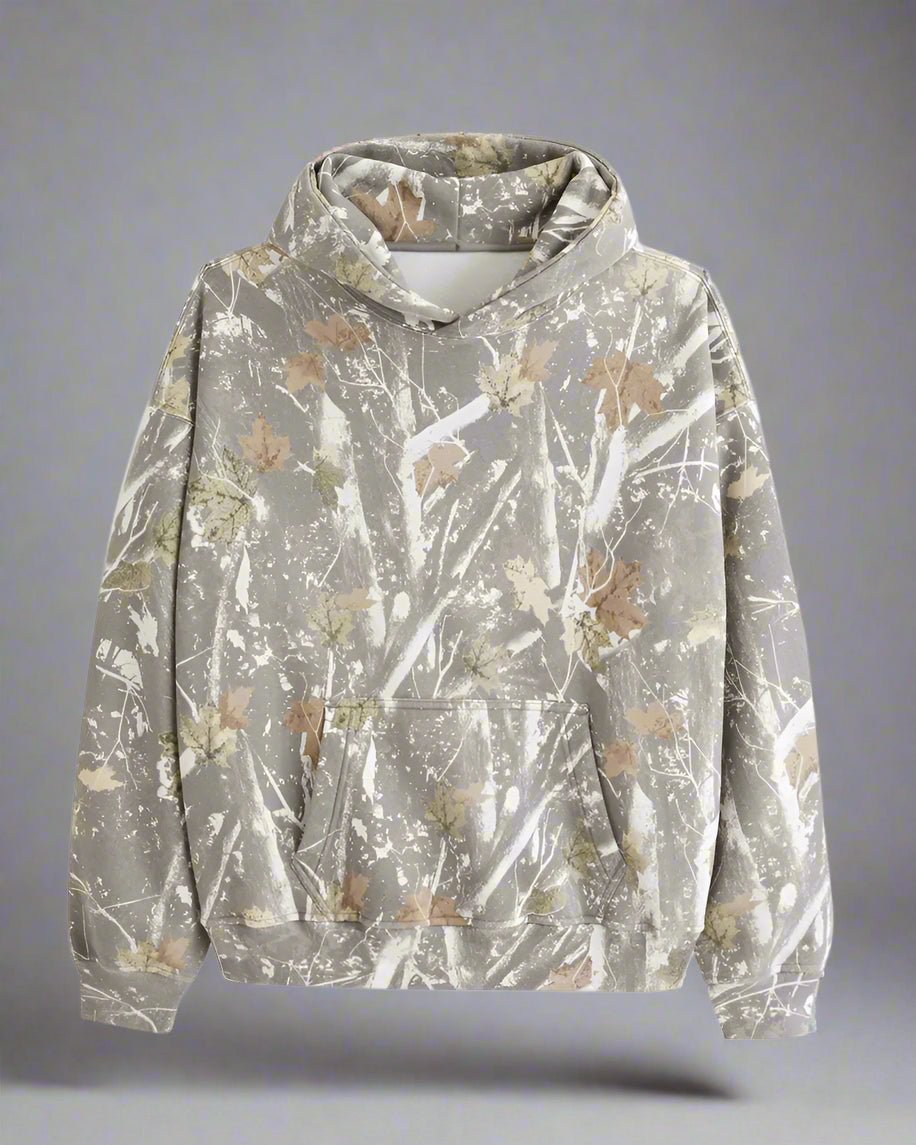 Unisex Oversized Camo Hoodie - OKOHOKO   # #