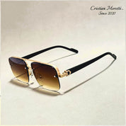 Alberto Lombardi™ Semi‑Rimless Sunglasses Sunglasses