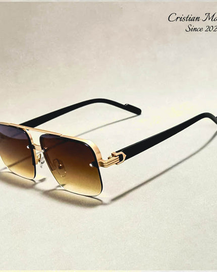 Alberto Lombardi™ Semi‑Rimless Sunglasses Sunglasses