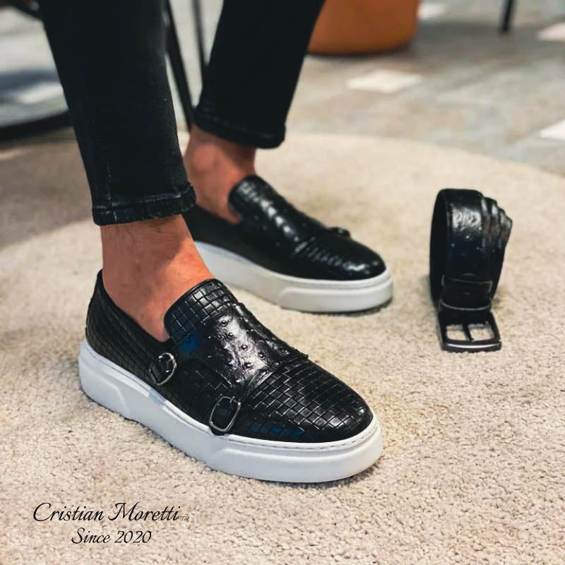 Fabio De Luca™ Premium Double Buckle Sneakers Shoes