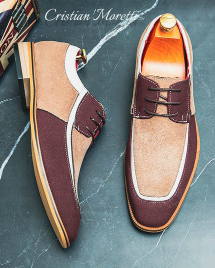 Maverick™ Suede Leather Dress Shoes Brown Shoes