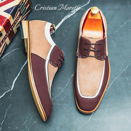 Maverick™ Suede Leather Dress Shoes Brown Shoes
