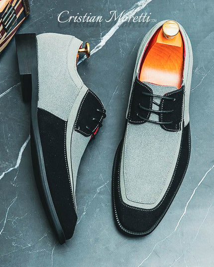 Maverick™ Suede Leather Dress Shoes Grey Shoes