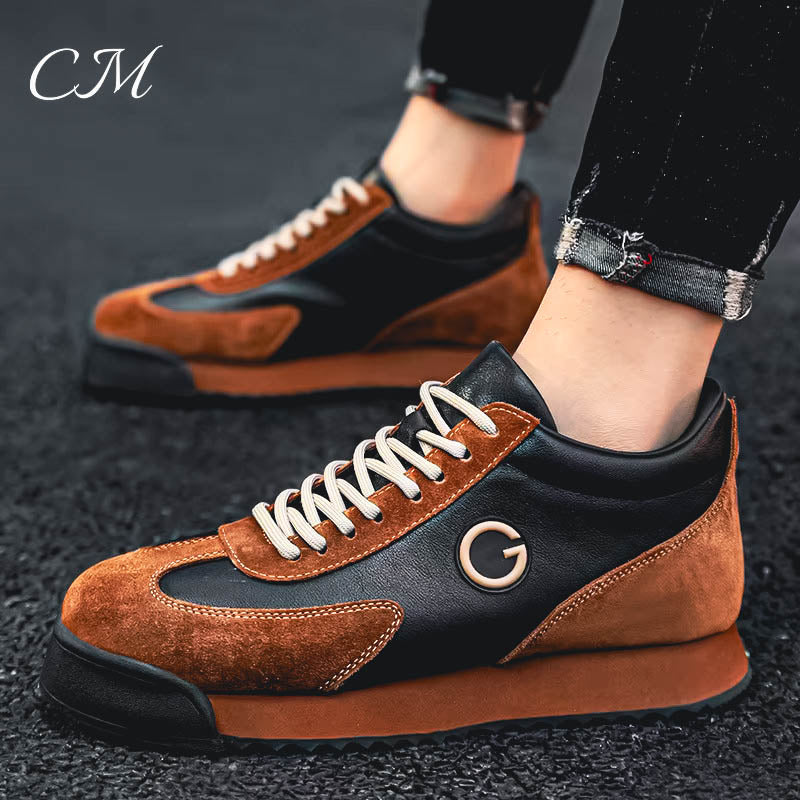 Angelo Guerra™ Italian Leather Sneakers Sneakers