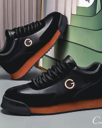 Angelo Guerra™ Italian Leather Sneakers Sneakers