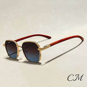 Giovanni™ Retro Wooden Sunglasses – UV400 Unisex Bamboo Frame Eyewear Sunglasses