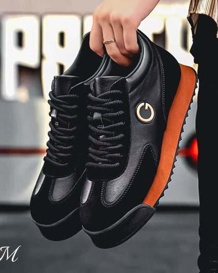Angelo Guerra™ Italian Leather Sneakers Sneakers