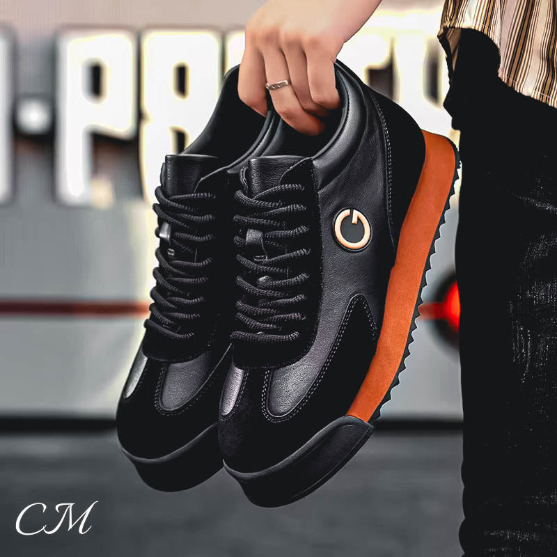 Angelo Guerra™ Italian Leather Sneakers Sneakers