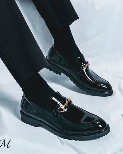 "Monarch" Leather Loafers Shoes