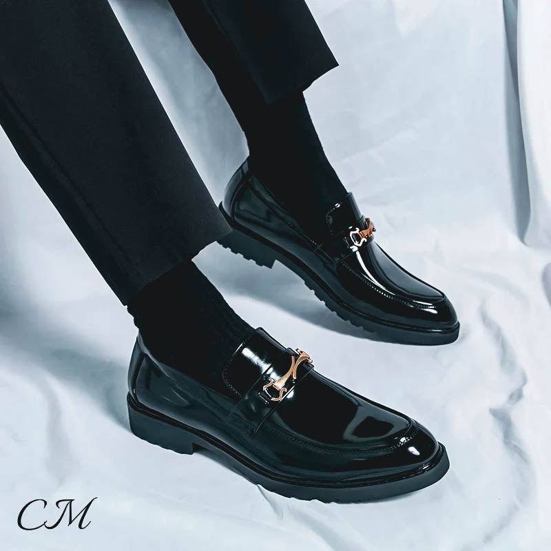 "Monarch" Leather Loafers Shoes