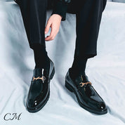 "Monarch" Leather Loafers Shoes