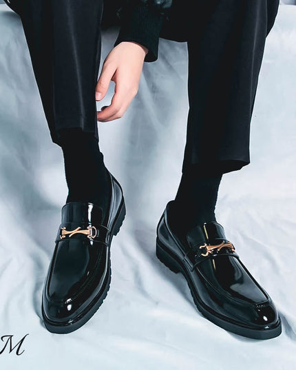"Monarch" Leather Loafers Shoes
