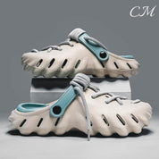 BreezeWalk Premium Crocs – Lightweight Comfort & All-Day Wear Gray Sandals